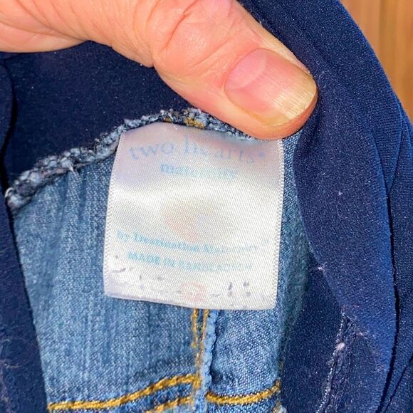 Ladies maternity jeans size Medium by Two Hearts Mayernity - Picture 6 of 8